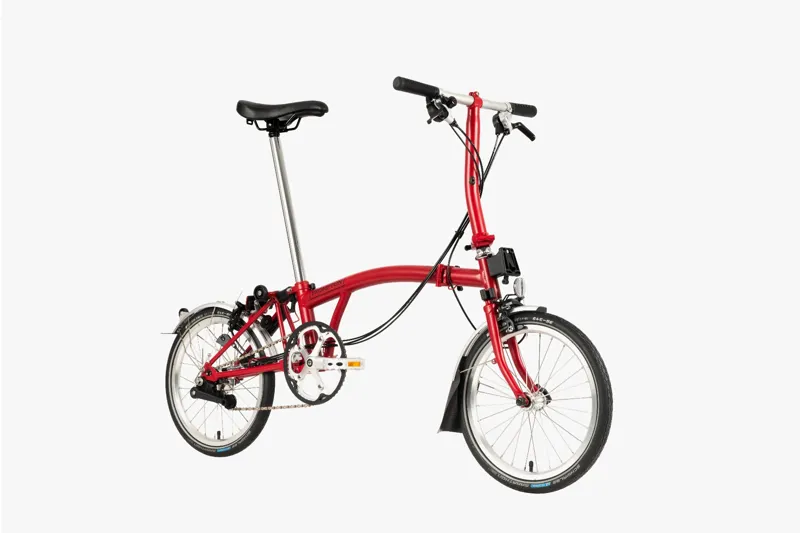 Brompton C-Line Explore Low Bar Folding Bike House Red-1